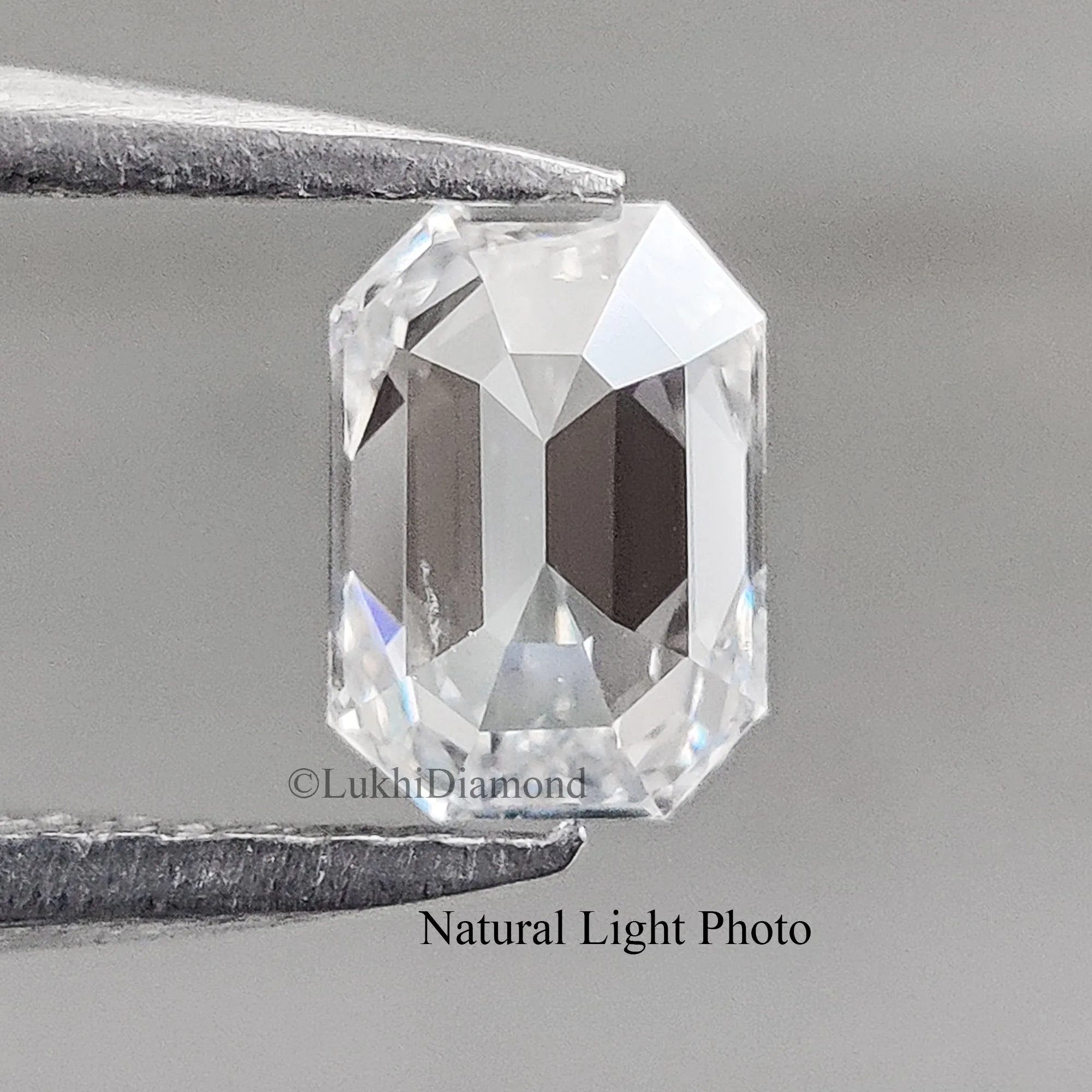 0.53 CT Emerald Brilliant Cut Lab Grown Diamond Lab Created Loose Diamond Emerald CVD Diamond Lab Made Emerald for Engagement Ri