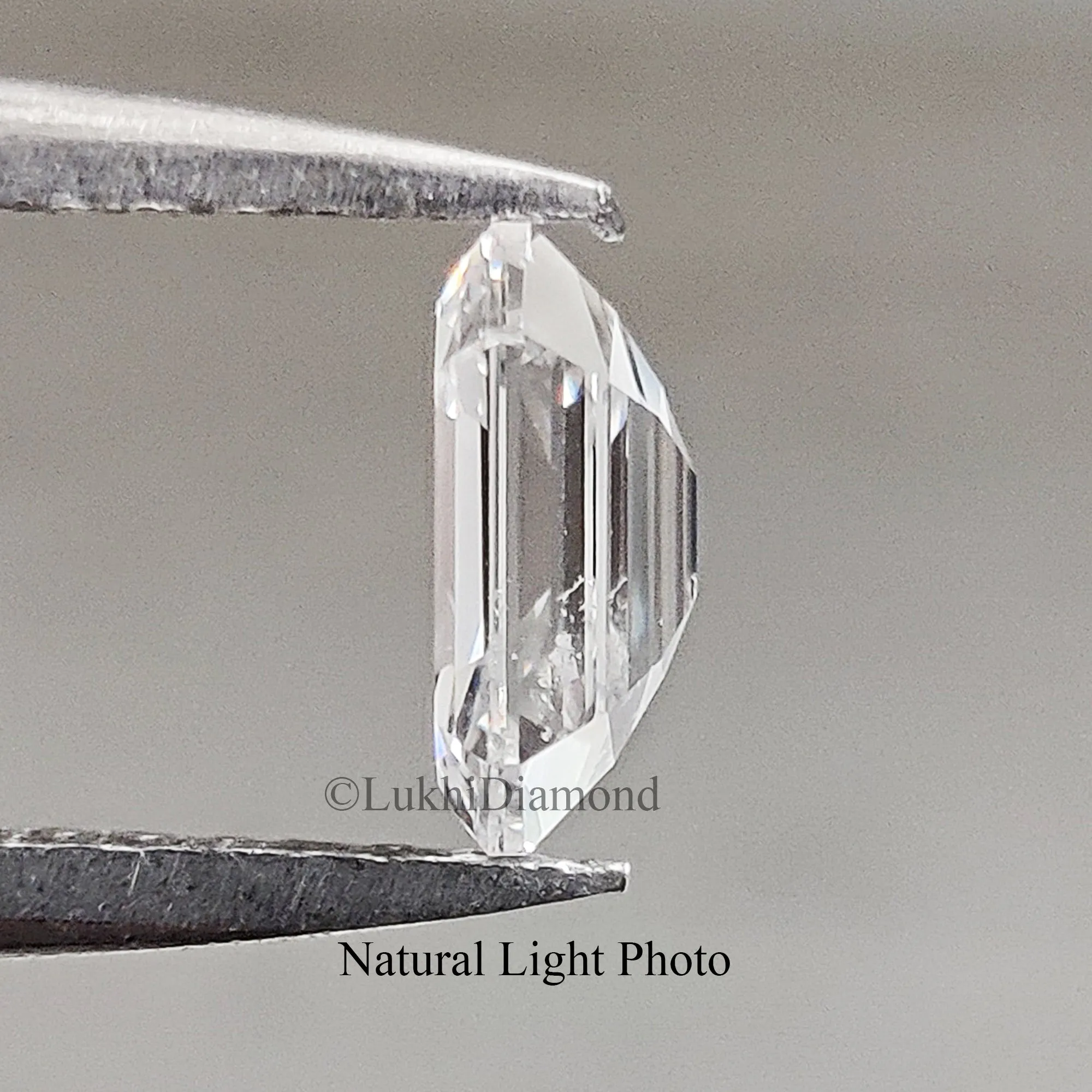 0.53 CT Emerald Brilliant Cut Lab Grown Diamond Lab Created Loose Diamond Emerald CVD Diamond Lab Made Emerald for Engagement Ri