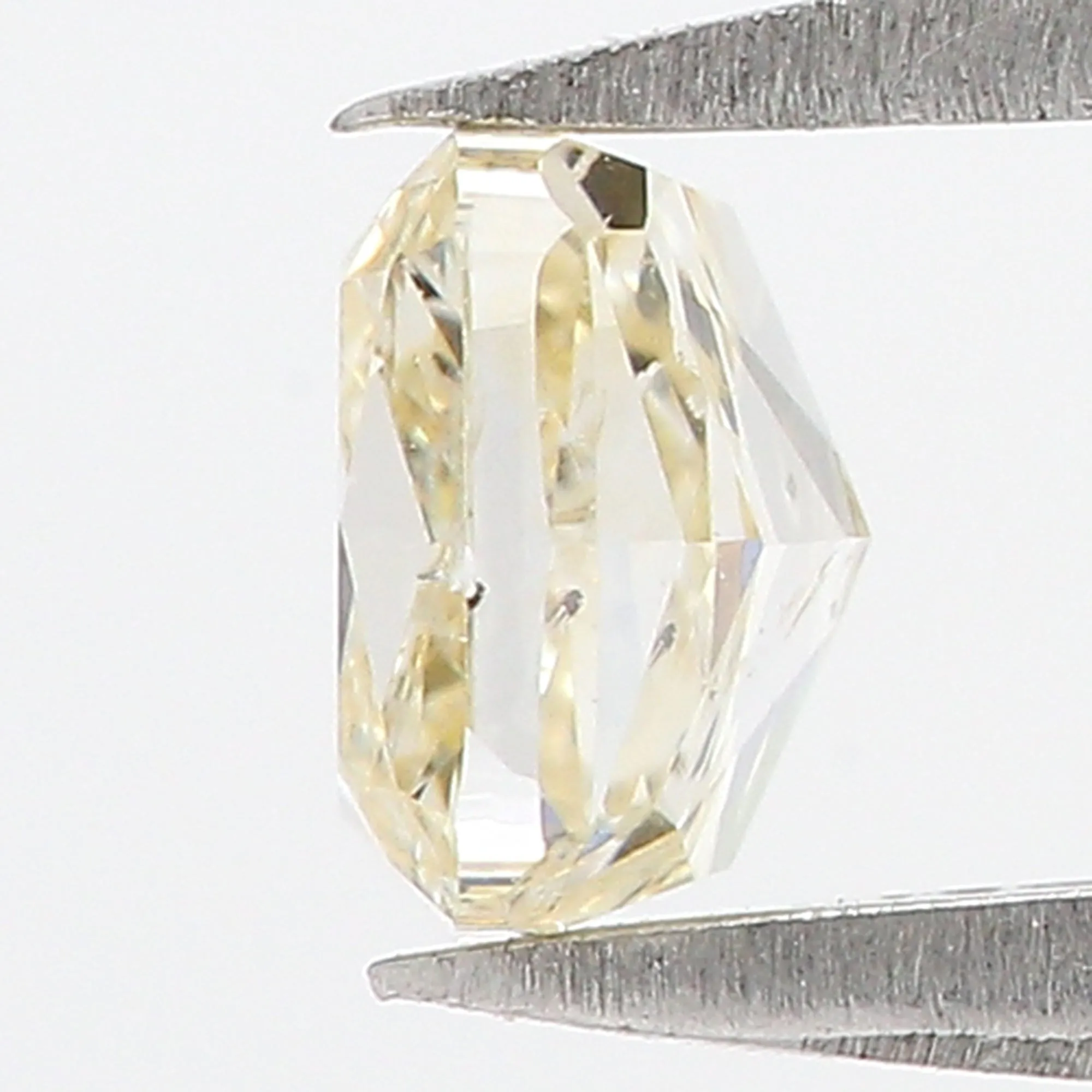 0.63 CT Natural Loose Cushion Shape Diamond Yellow Color Cushion Diamond 4.75 MM Natural Yellow Diamond Cushion Brilliant Cut Di