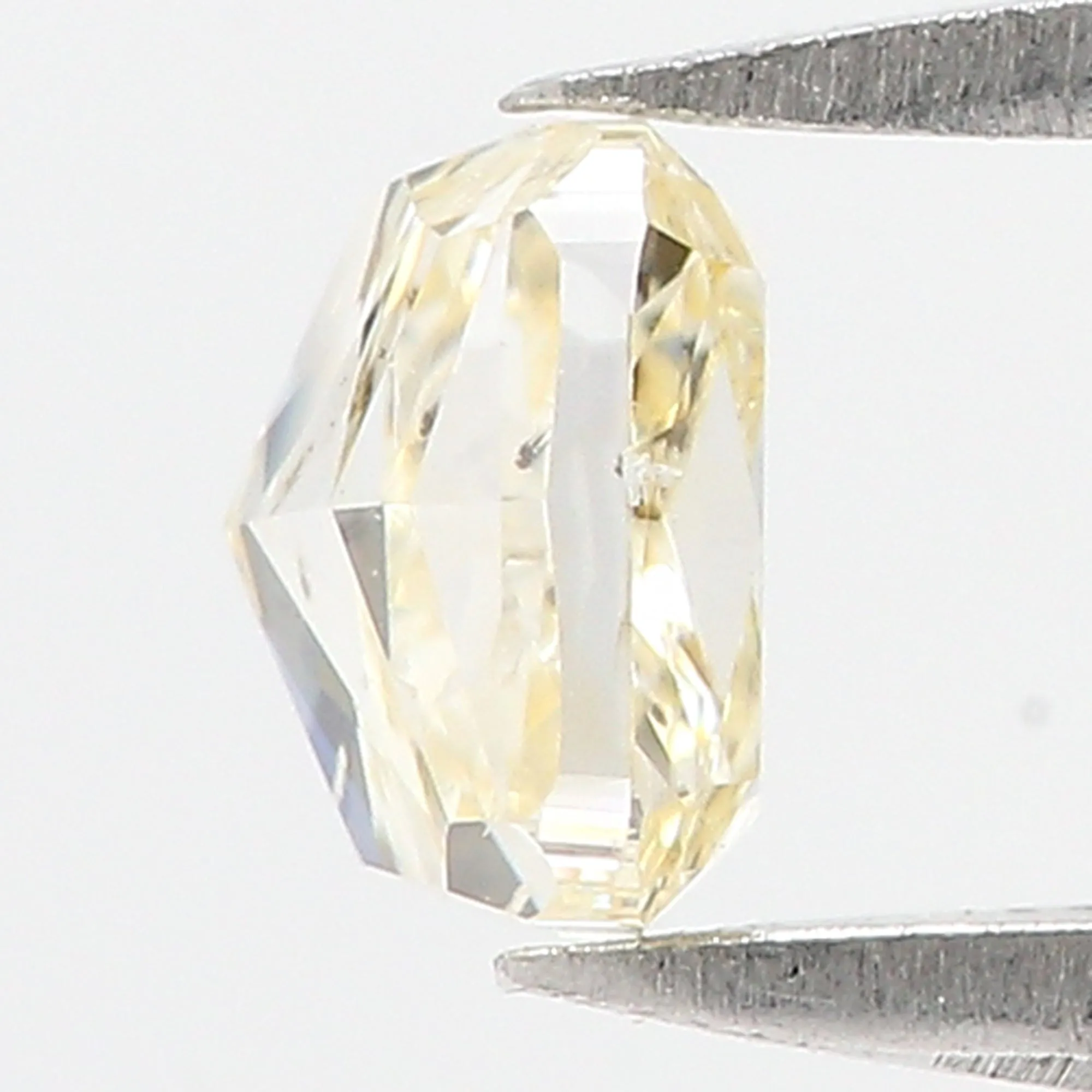 0.63 CT Natural Loose Cushion Shape Diamond Yellow Color Cushion Diamond 4.75 MM Natural Yellow Diamond Cushion Brilliant Cut Di