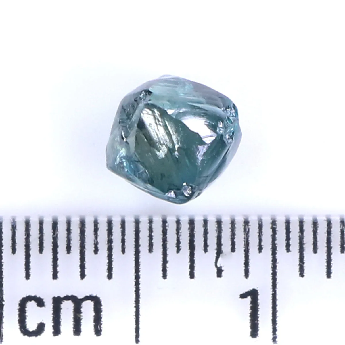 0.84 CT Natural Loose Rough Shape Diamond Blue Color Rough Cut Diamond 4.80 MM Natural Loose Diamond Rough Irregular Cut Diamond