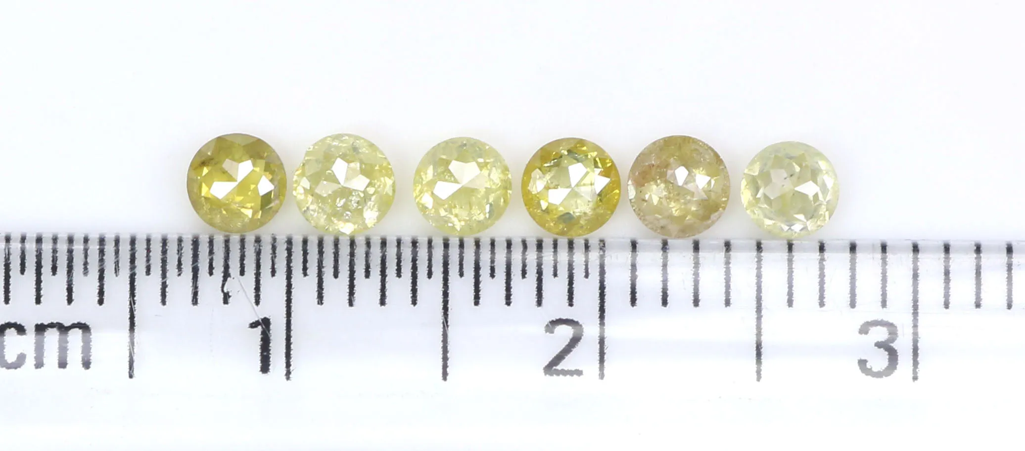 0.98 Ct Natural LoosNatural Loose Rose Cut Yellow Color Diamond 0.98 CT 3.10 MM Round Rose Cut Shape Diamond L4485e