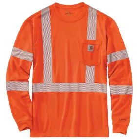 100496 - Carhartt Men's High-Visibility Force Long-Sleeve Class 3 T-Shirt