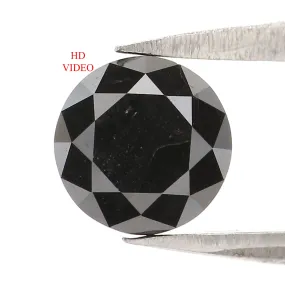 1.07 Ct Natural Loose Round Diamond Black Color Round Diamond 6.00 MM Natural Loose Diamond Black Color Round Brilliant Cut Diam