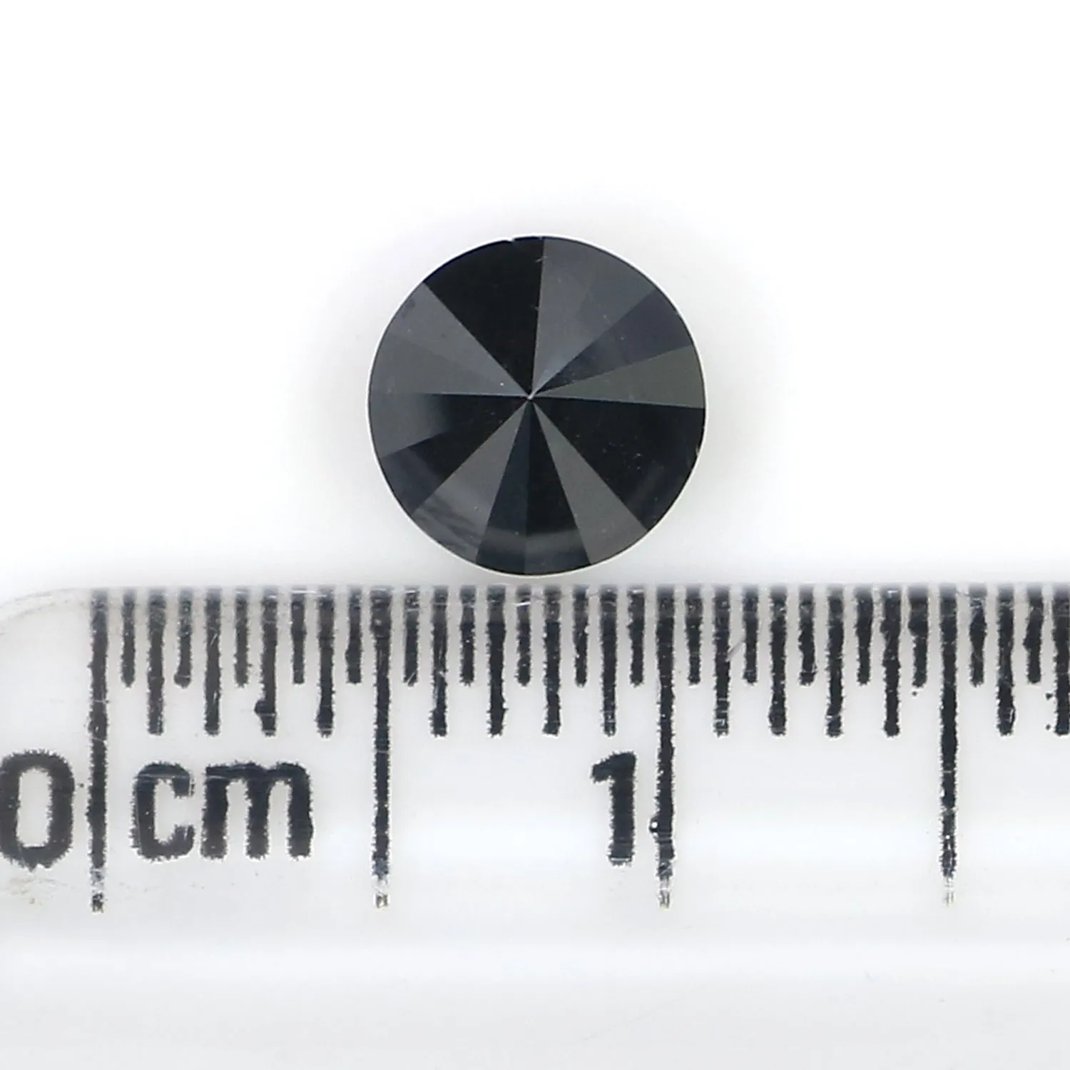 1.07 Ct Natural Loose Round Diamond Black Color Round Diamond 6.00 MM Natural Loose Diamond Black Color Round Brilliant Cut Diam