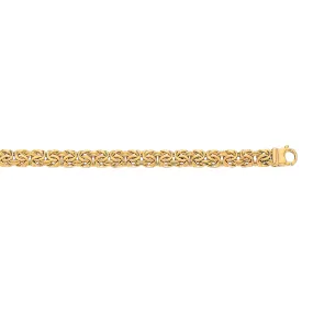 10K Gold Byzantine Bracelet