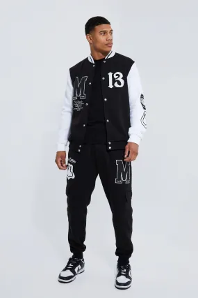 13 Badge Varsity Jersey Bomber Tracksuit