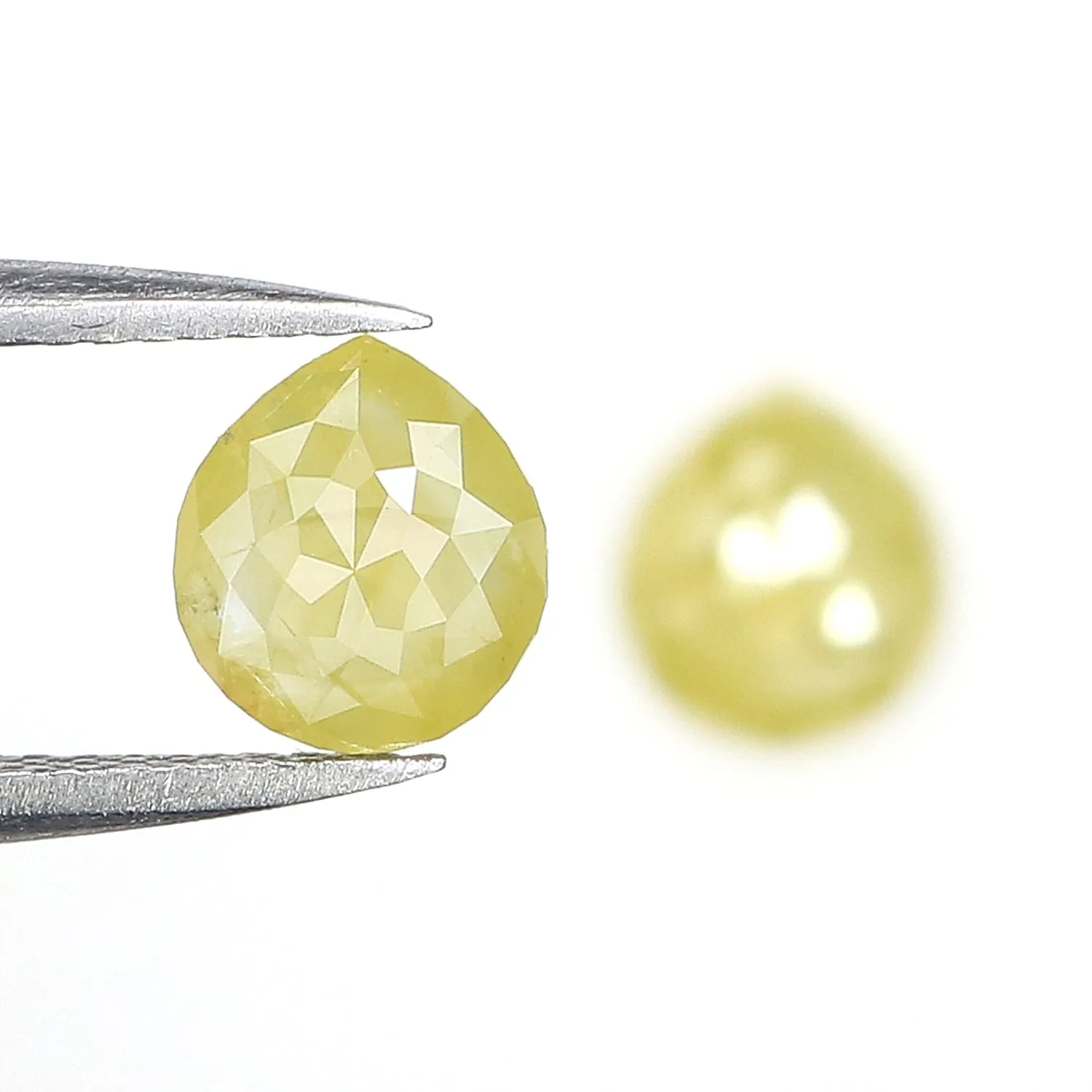 1.54 CT Natural Loose Pear Shape Pair Diamond Yellow Color Diamond 6.75 MM Natural Loose Diamond Pear Cut Diamond Pear Pair Diam