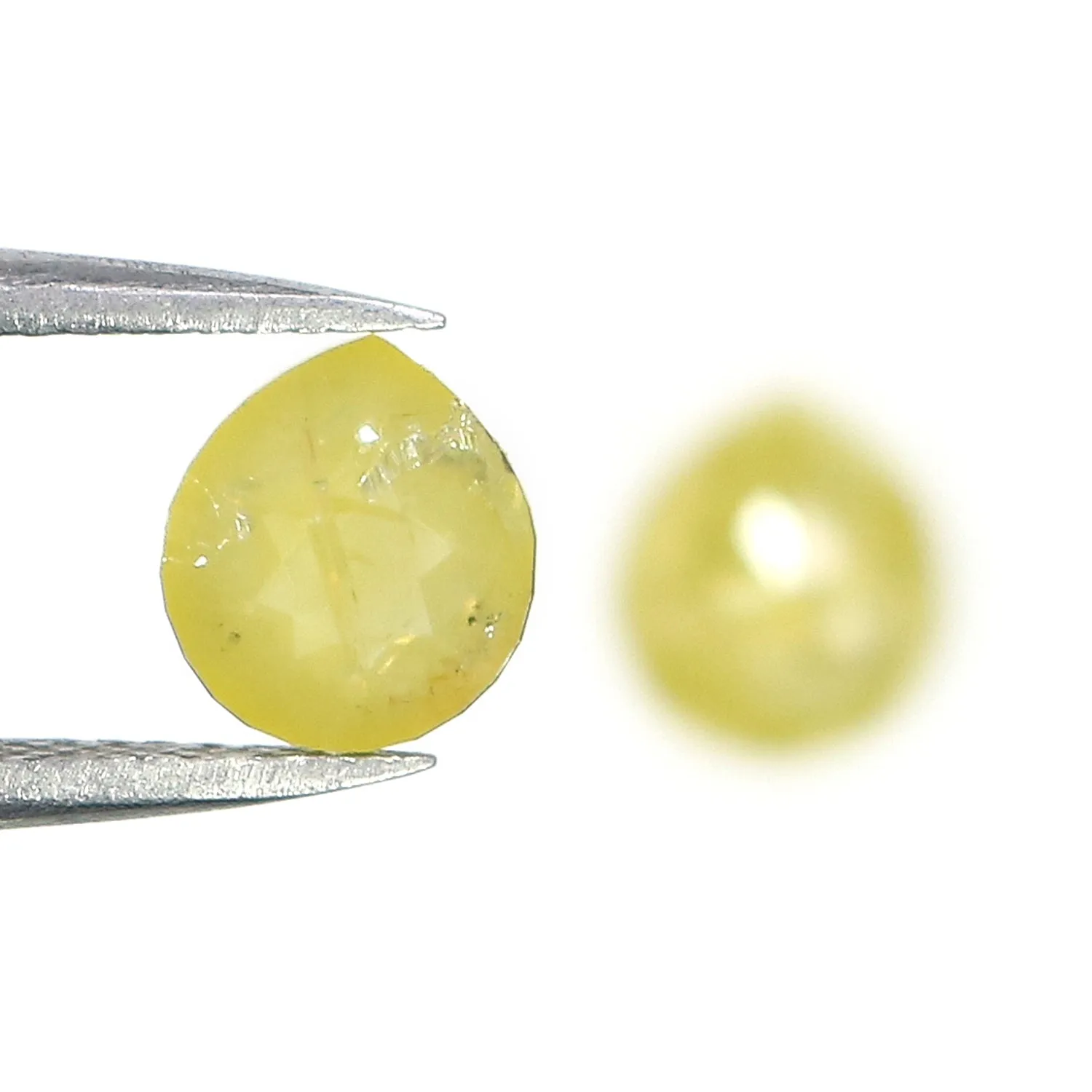 1.54 CT Natural Loose Pear Shape Pair Diamond Yellow Color Diamond 6.75 MM Natural Loose Diamond Pear Cut Diamond Pear Pair Diam