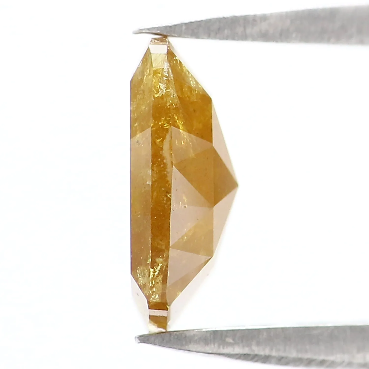 1.80 CT Natural Loose Cushion Shape Diamond Yellow Color Cushion Cut Diamond 8.50 MM Natural Yellow Diamond Cushion Rose Cut Dia