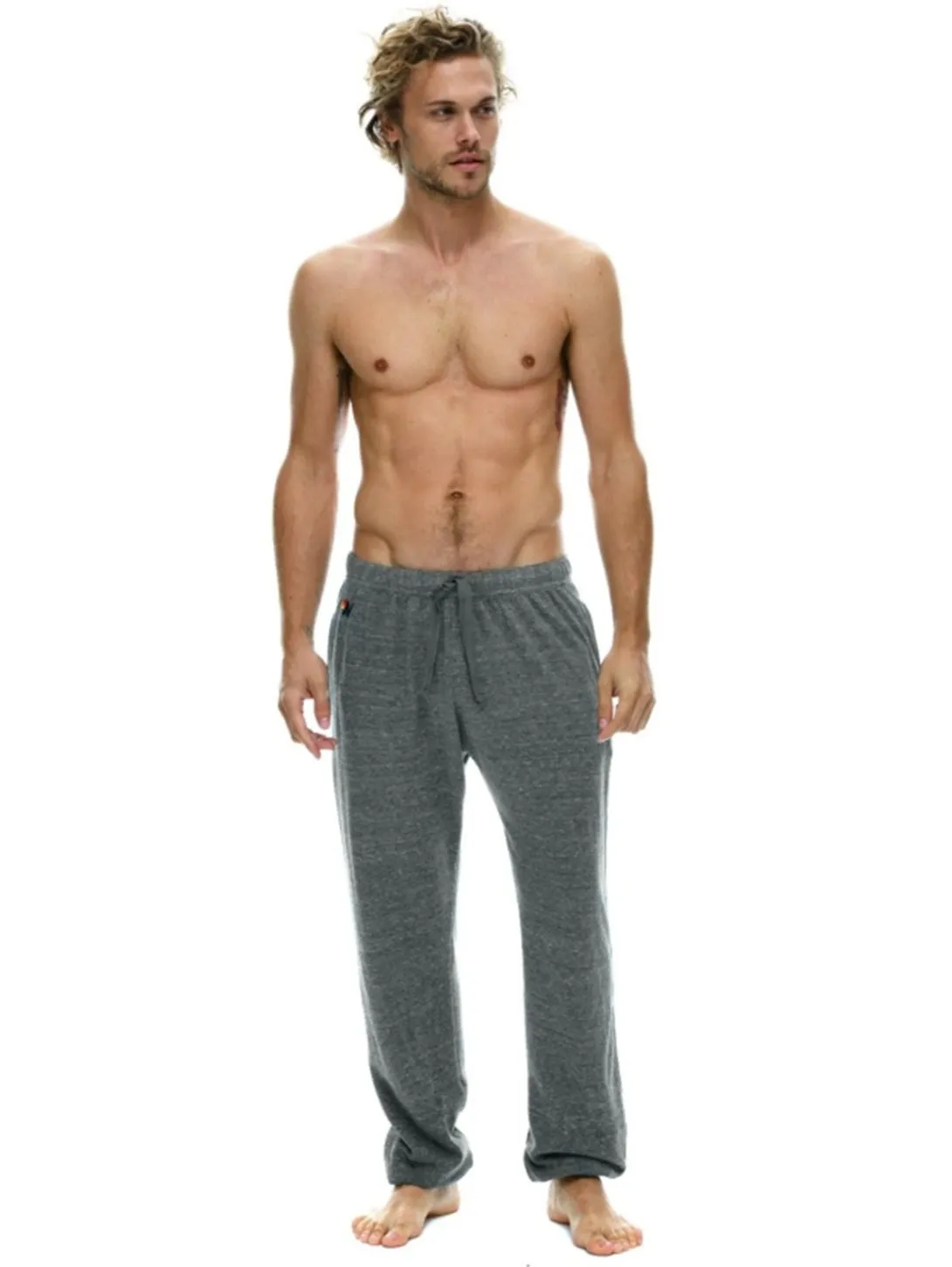 5 Stripe Unisex Sweatpant - Heather Grey