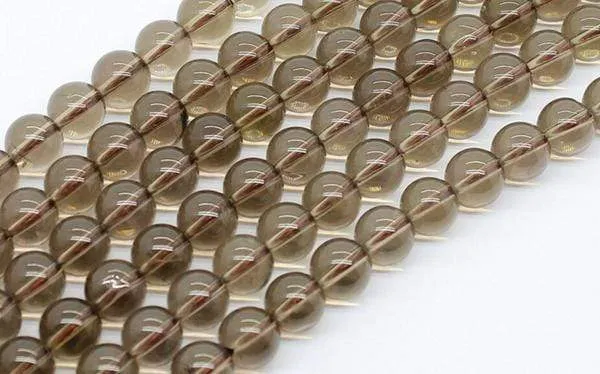 50 PCS Natural Quartz Loose Round Spacer Crystal Stone Beads 40cm(15 inches) Sin