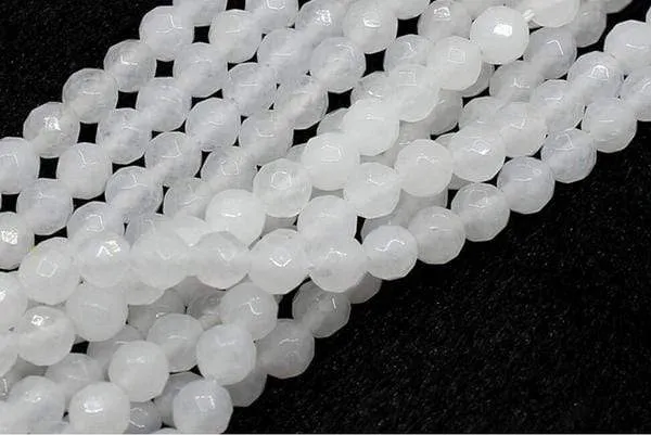 50 PCS Natural Quartz Loose Round Spacer Crystal Stone Beads 40cm(15 inches) Sin