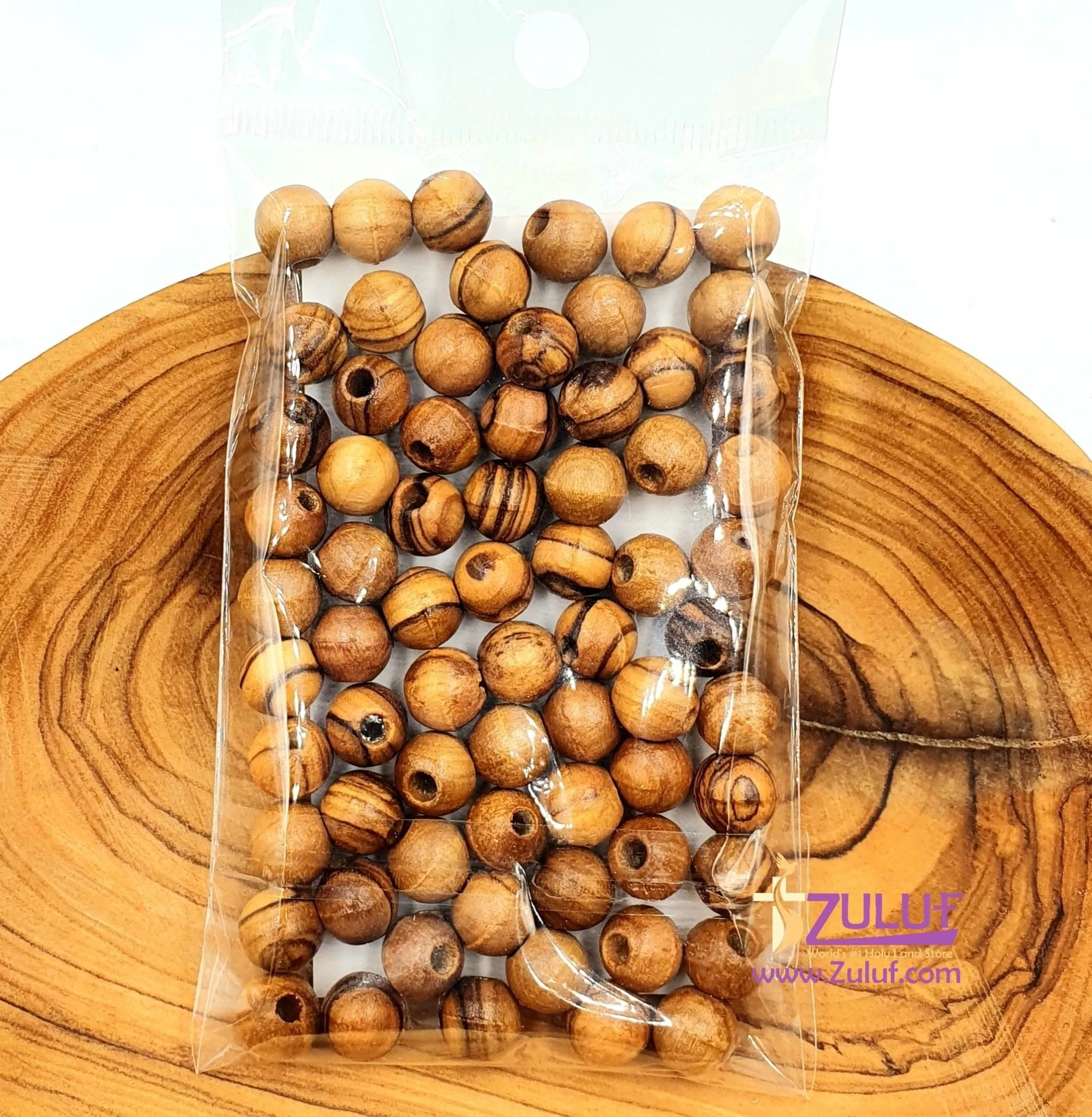 8mm Olive Wood Beads