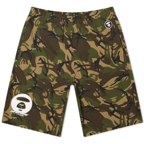 AAPE Ape Head Sweat ShortGreen & Multi