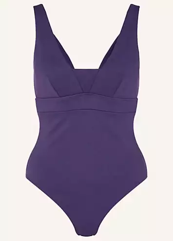 Accessorize Lexi Ribbed Shaping Swimsuit | Grattan