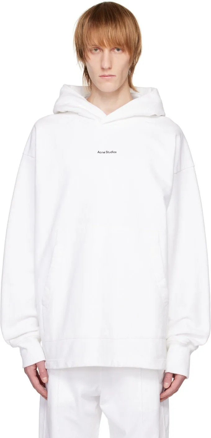 Acne Studios Sweat à capuche white