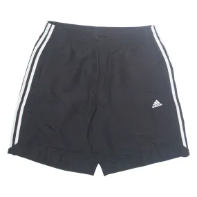 ADIDAS Mesh Lined Mens Sports Shorts Black M W28