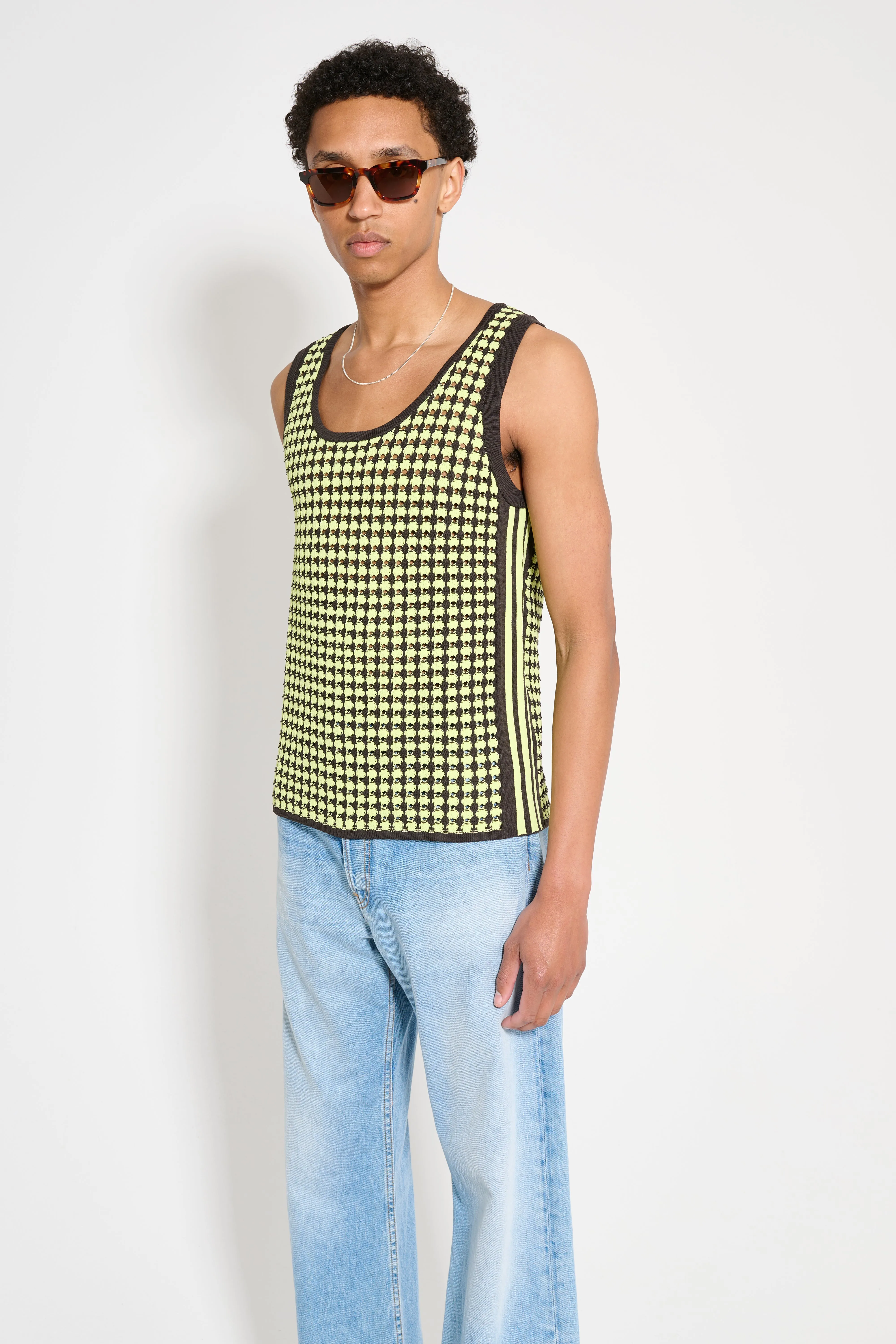 adidas Originals by Wales Bonner Crochet Top Sefrye / Nbrown