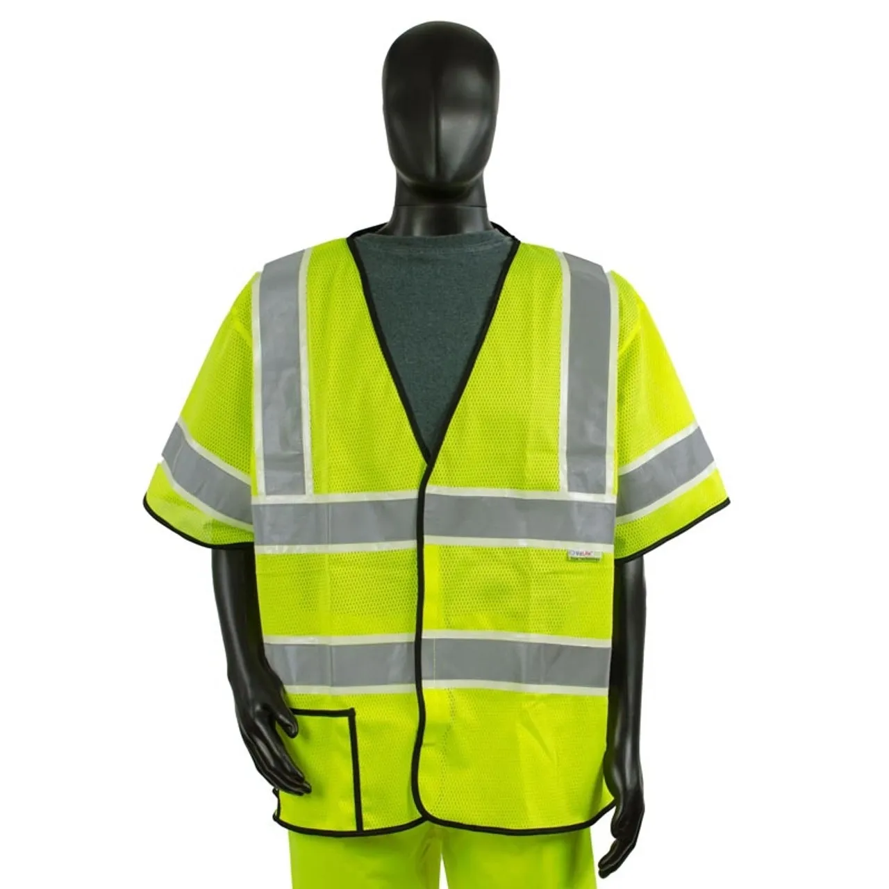 Alpha Workwear Class 3 Hi Vis Illuminated Glow in the Dark Safety Vest A220