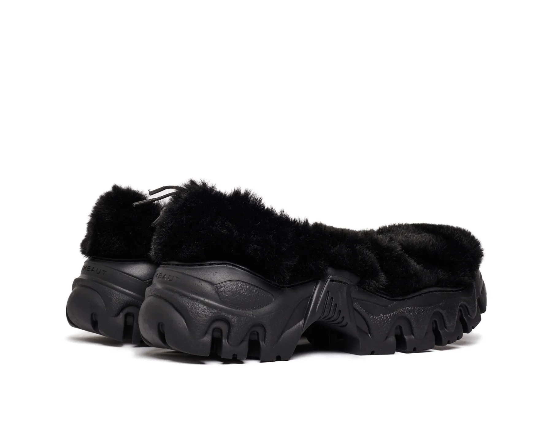 AURA BLACK FAUX FUR