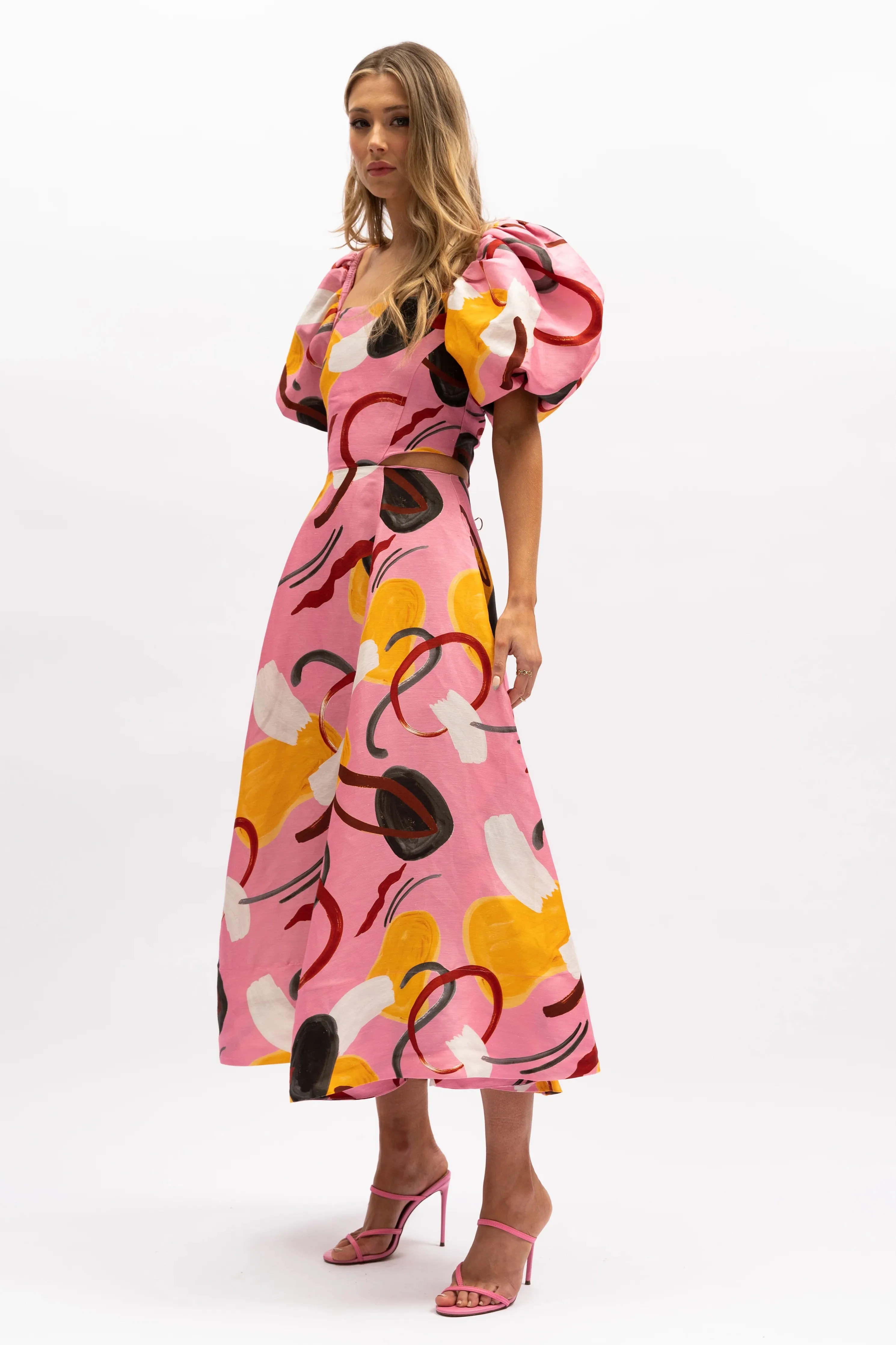 Aureta Ada Midi Dress - Artist's Canvas