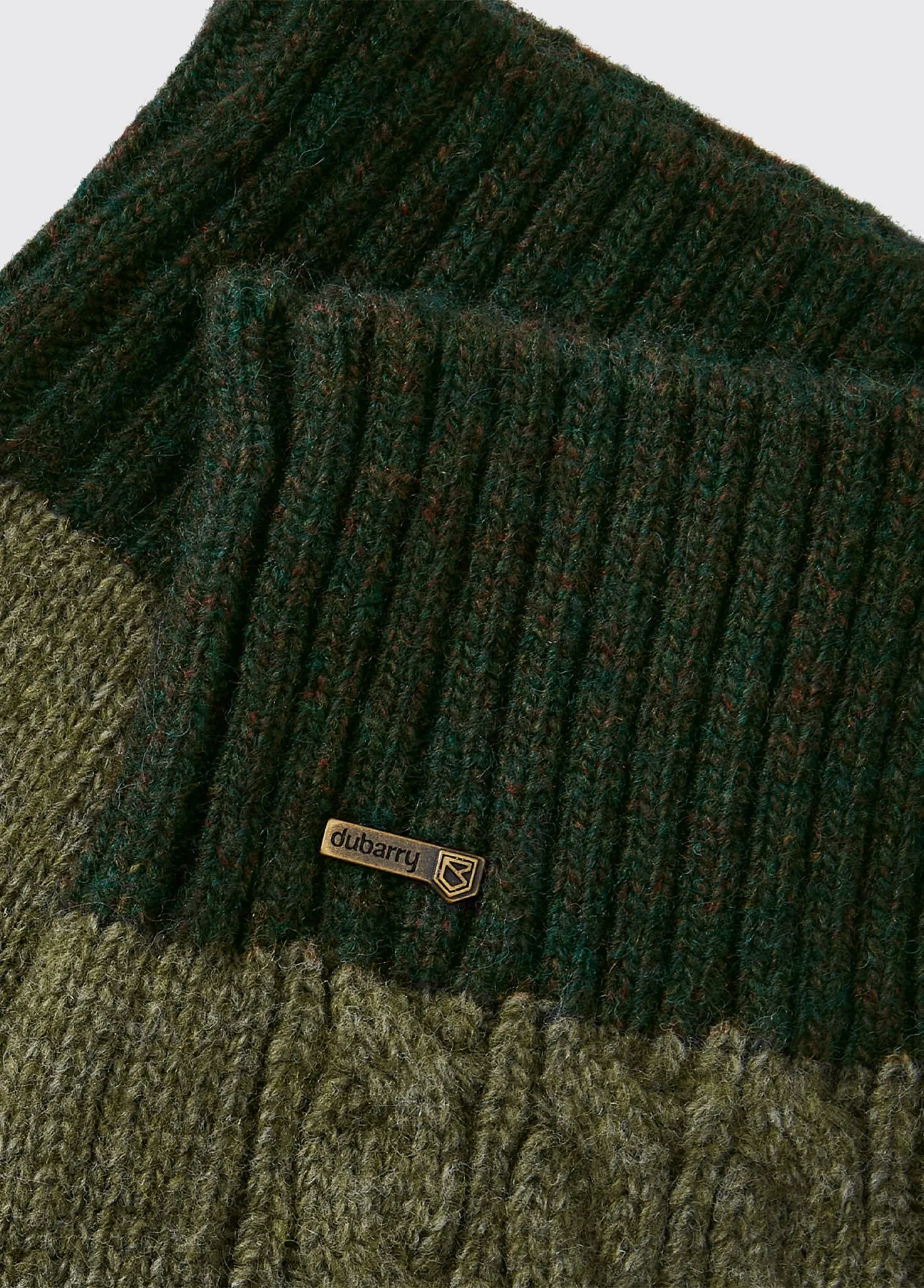 Ballyhide Knitted Gloves - Olive