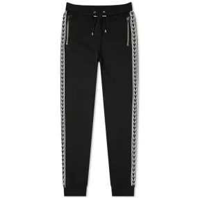 Balmain Taped Logo Sweat PantBlack & White