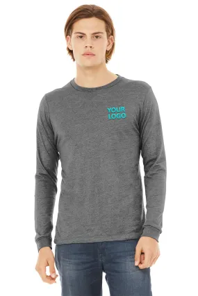 Bella Canvas Unisex Triblend Long Sleeve T-Shirt, Grey