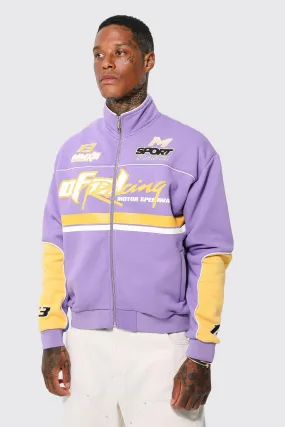 Boxy Moto Funnel Jersey Bomber