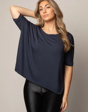 Boxy Tee Navy