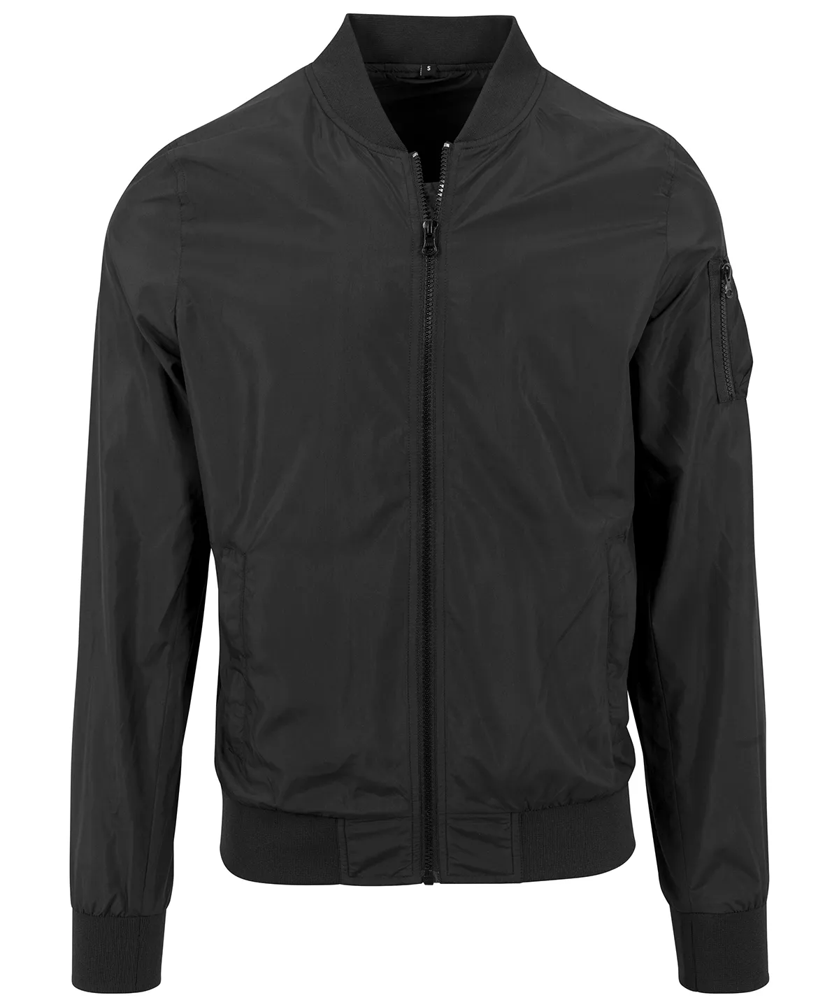 Build Your Brand Nylon bomber jacket