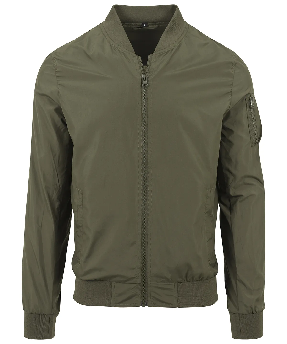 Build Your Brand Nylon bomber jacket