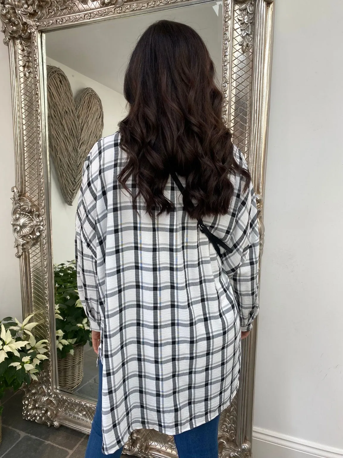 Button up Check Blouse Bethlar