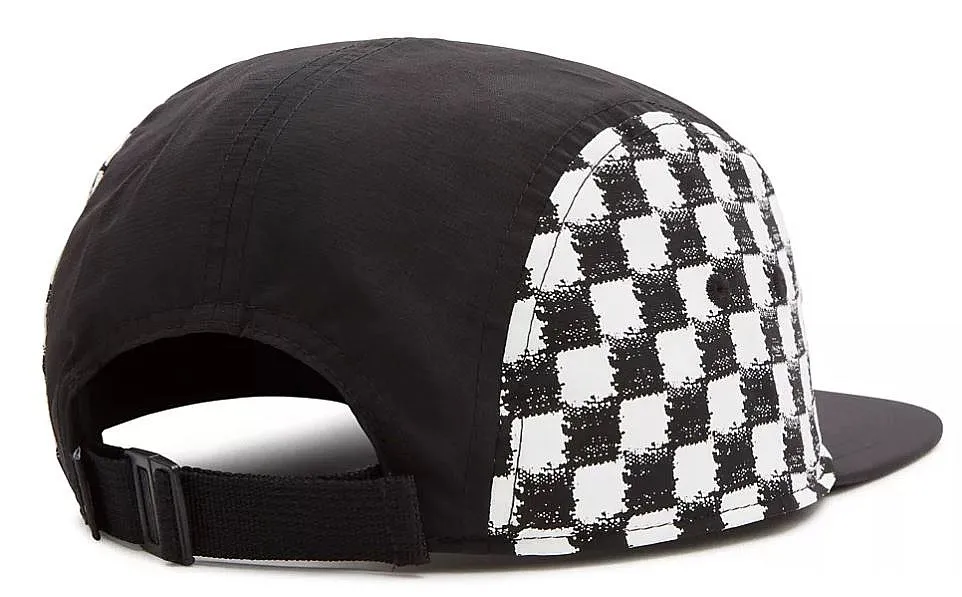 cap Vans Diy Checkerboard Curved Bill Camper - Black - men´s