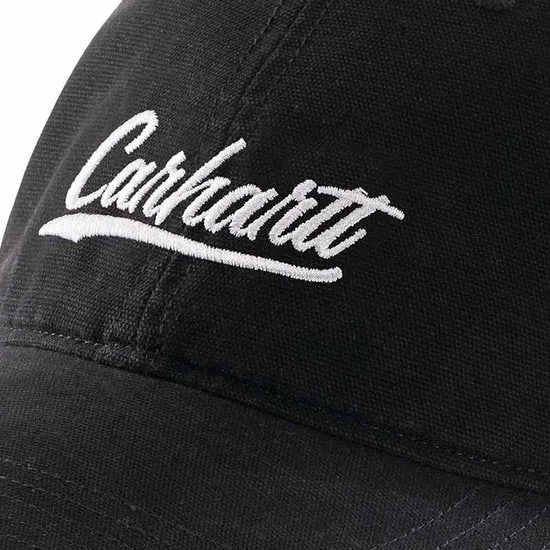 Carhartt Canvas Script Graphic Cap Black