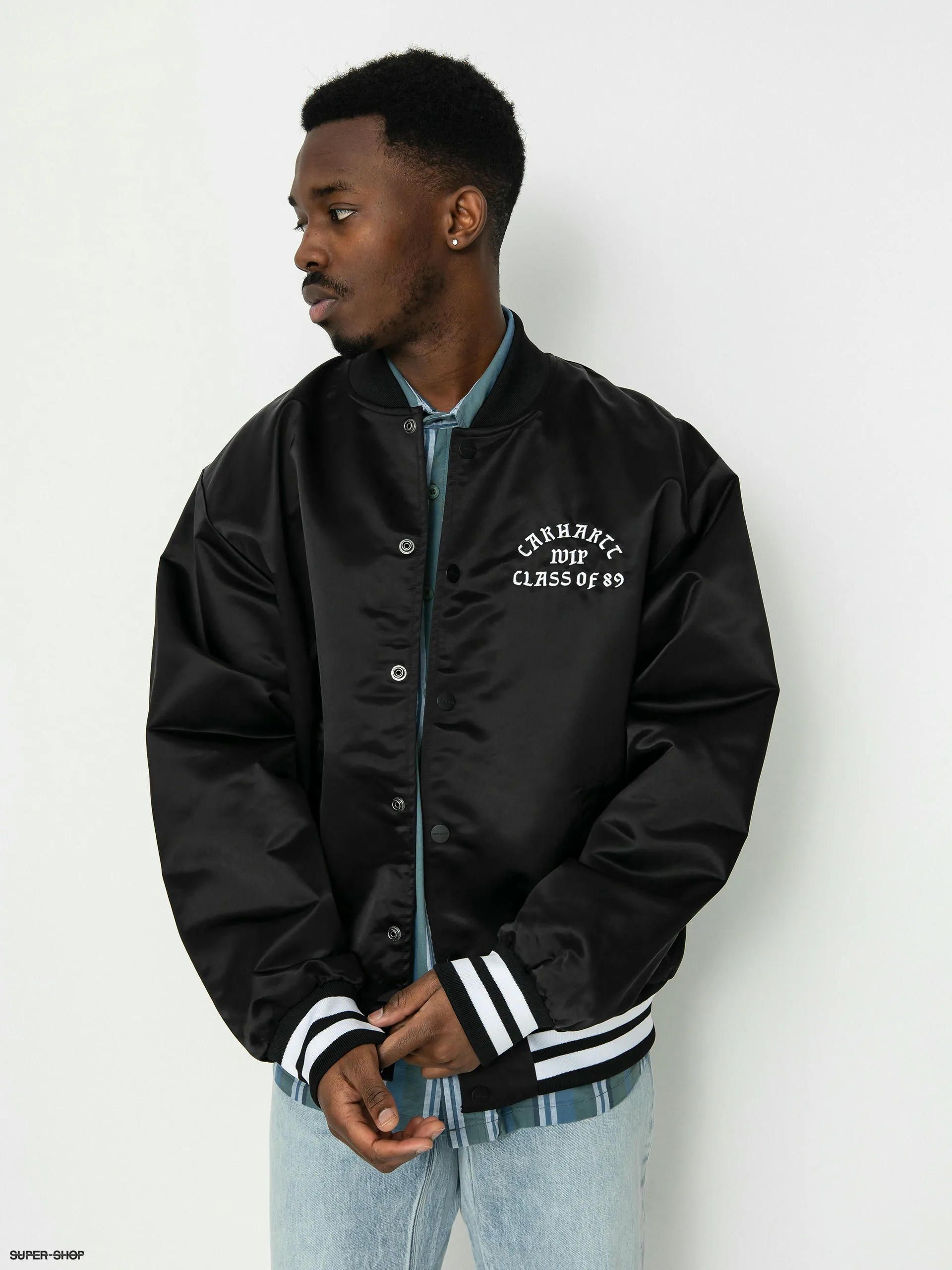 Carhartt WIP Class of 89 Bomber Jacket (black/white)