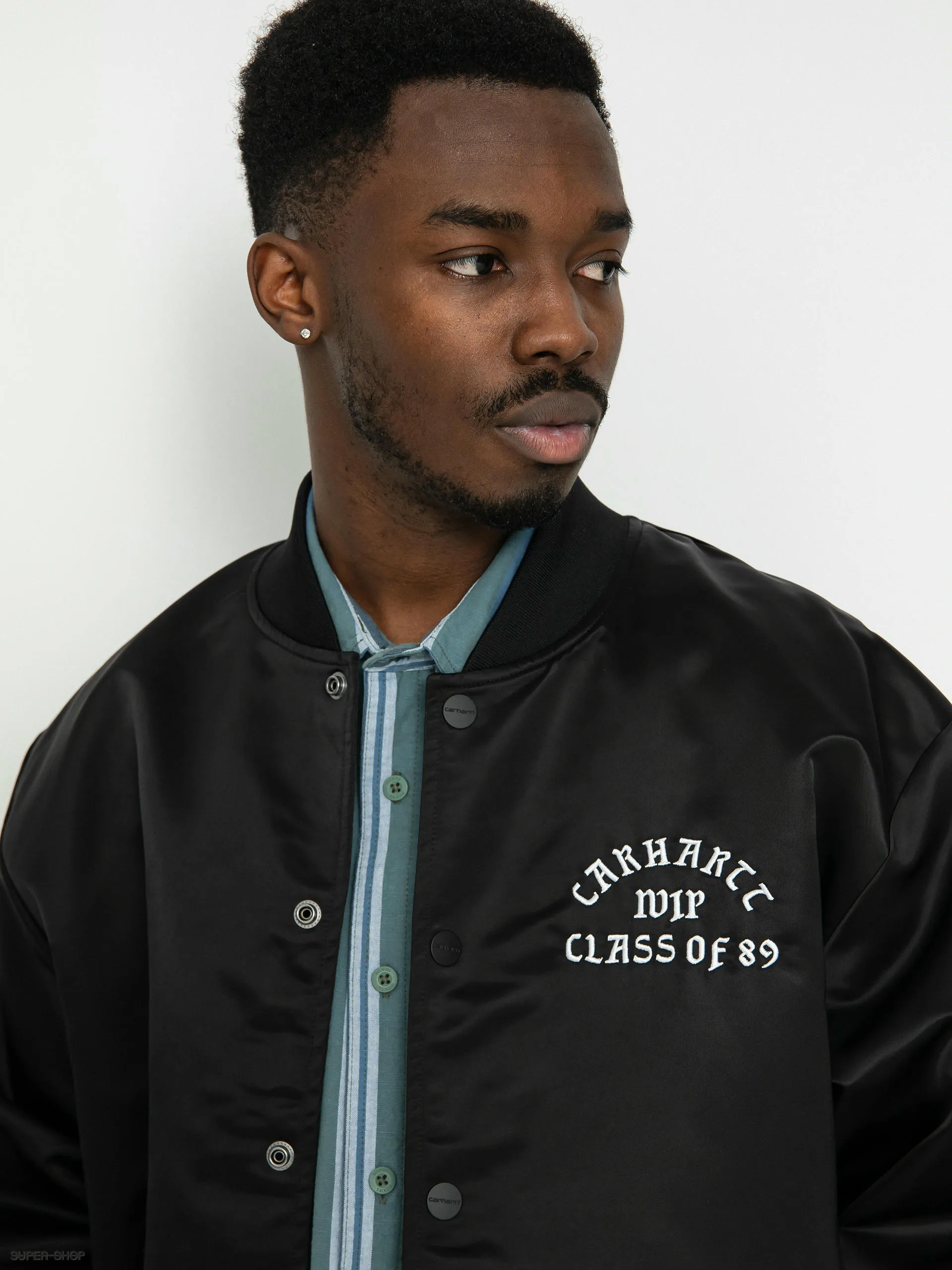 Carhartt WIP Class of 89 Bomber Jacket (black/white)