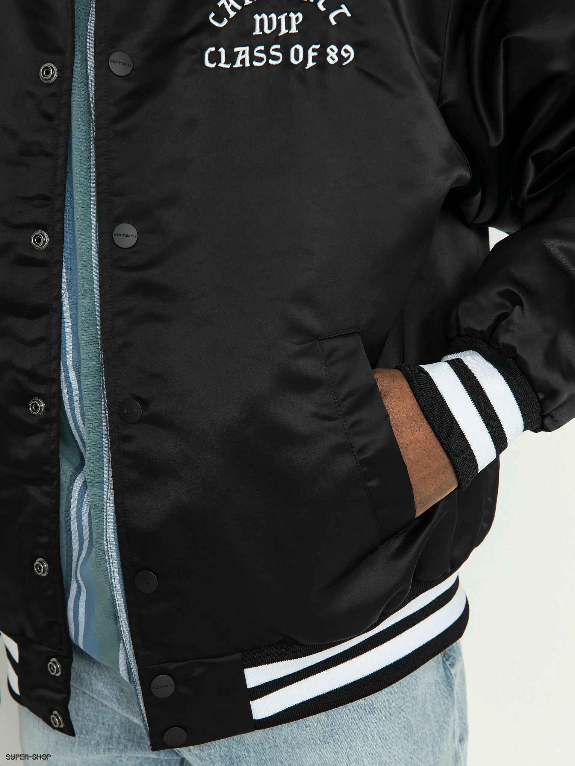 Carhartt WIP Class of 89 Bomber Jacket (black/white)