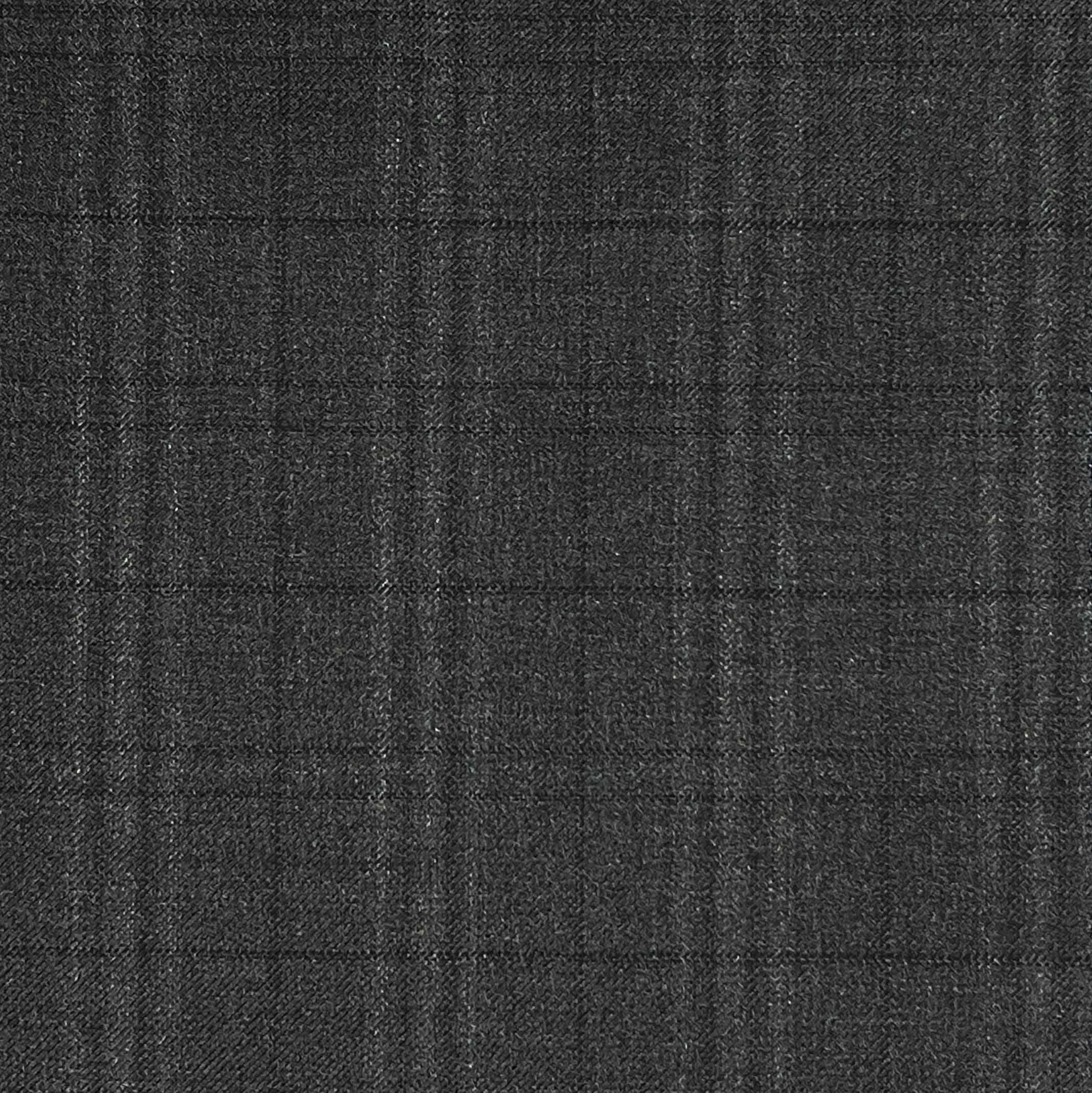 Charcoal Grey Windowpane