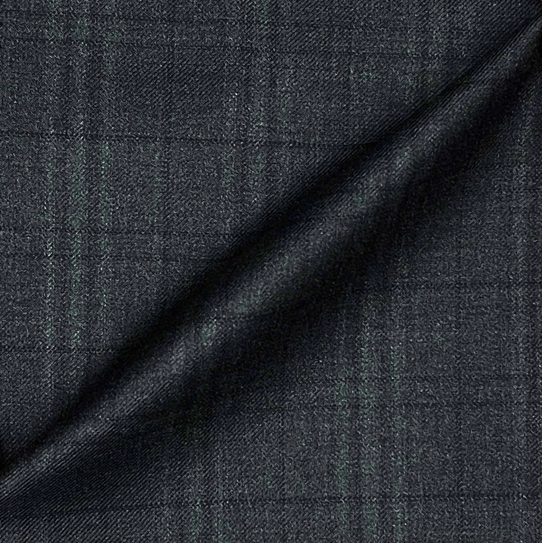 Charcoal Grey Windowpane