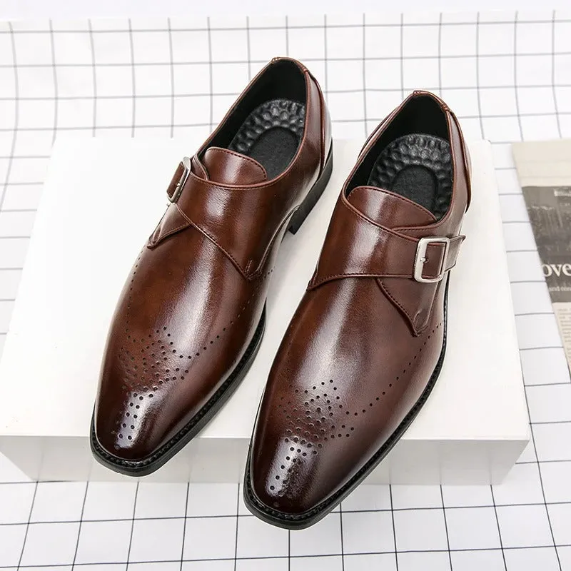 Chaussures de costume en cuir pour hommes de haute qualité