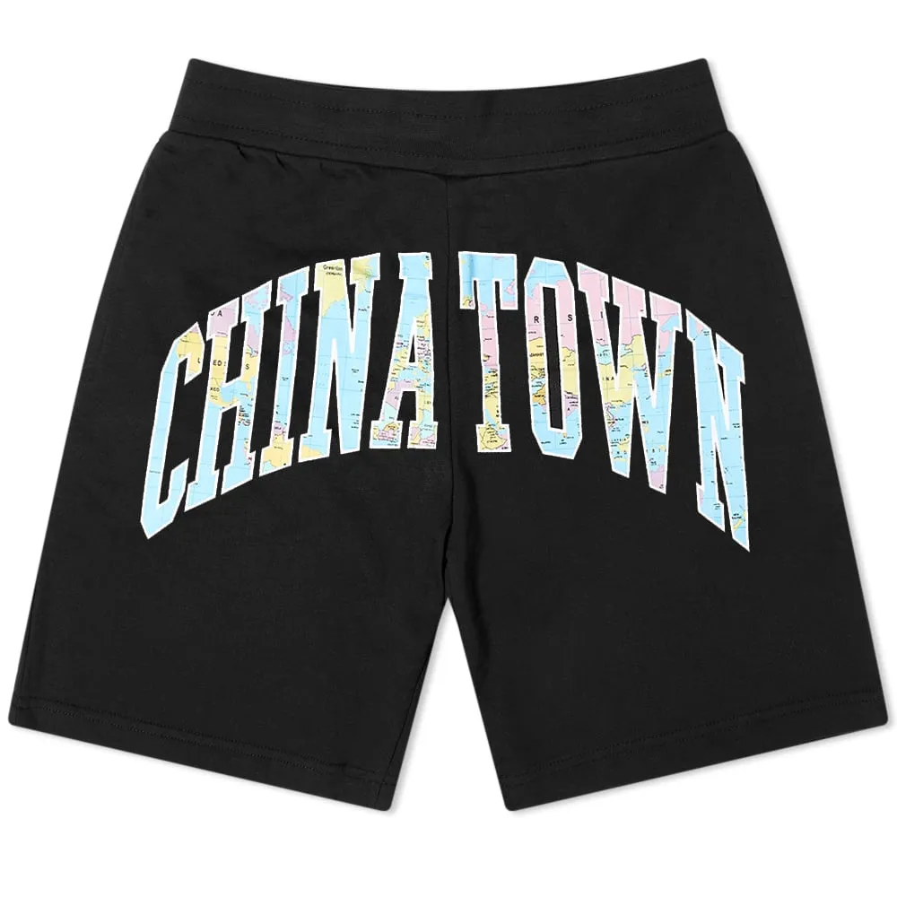 Chinatown Market Globe Arc 2.0 Sweat ShortBlack