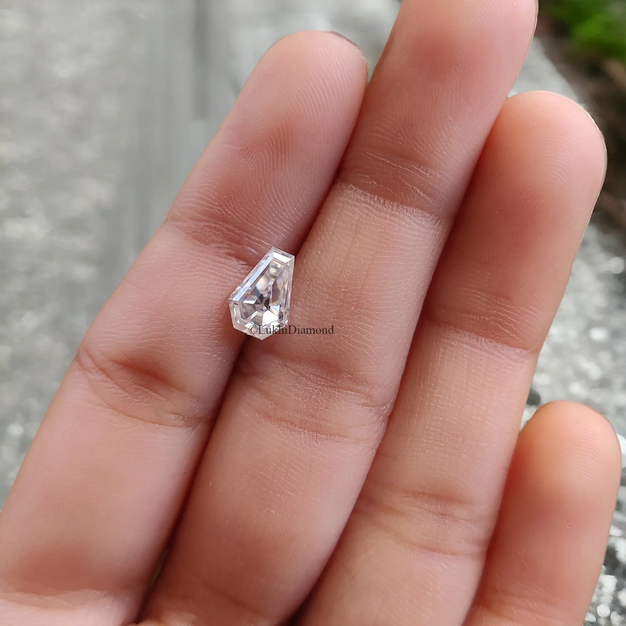 Coffin Brilliant Cut Loose White Moissanite Stone 8,10,12,14 MM Vintage Antique Handcrafted Eye Clean Moissanite Engagement Gift