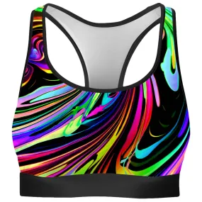 Cosmic Swirl Rave Bra