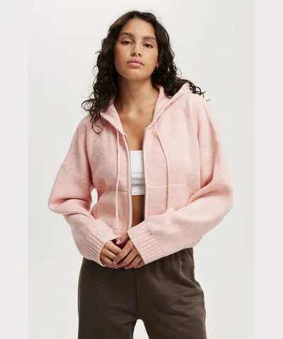 Cotton On Luxe Cropped Knit Bomber