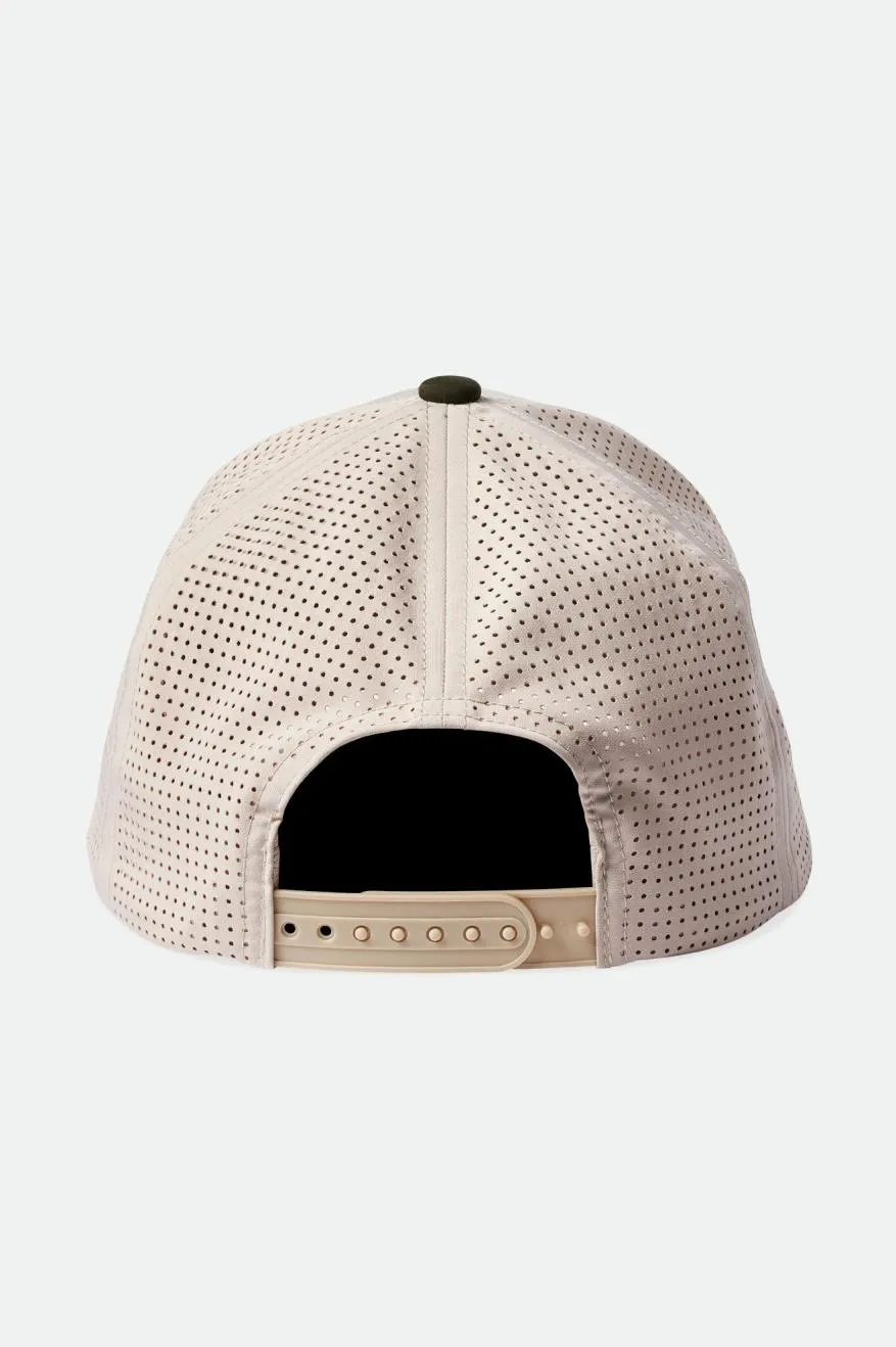 Crest Netplus MP Snapback - Whitecap/Olive Surplus