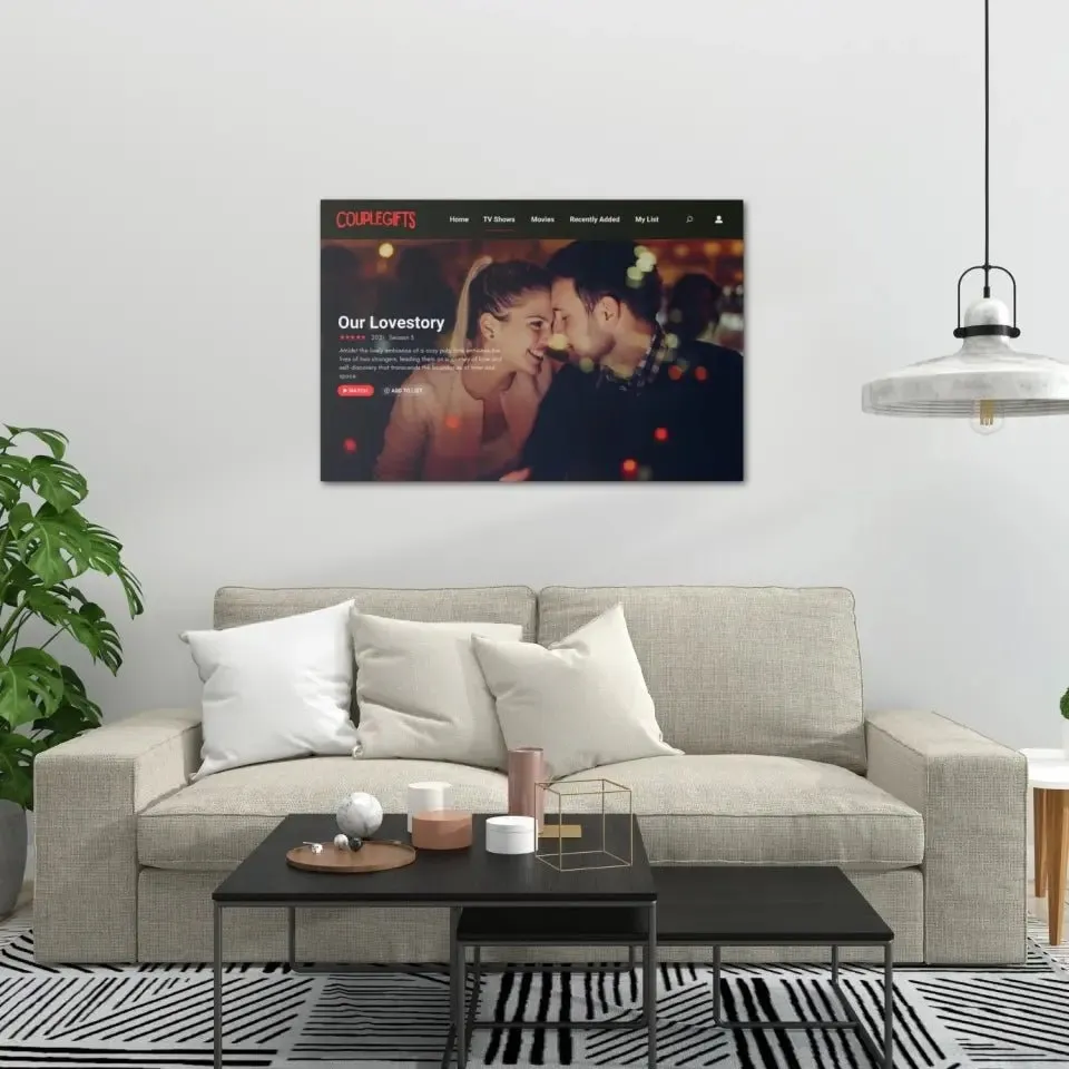 Customized Series Canvas For Couples