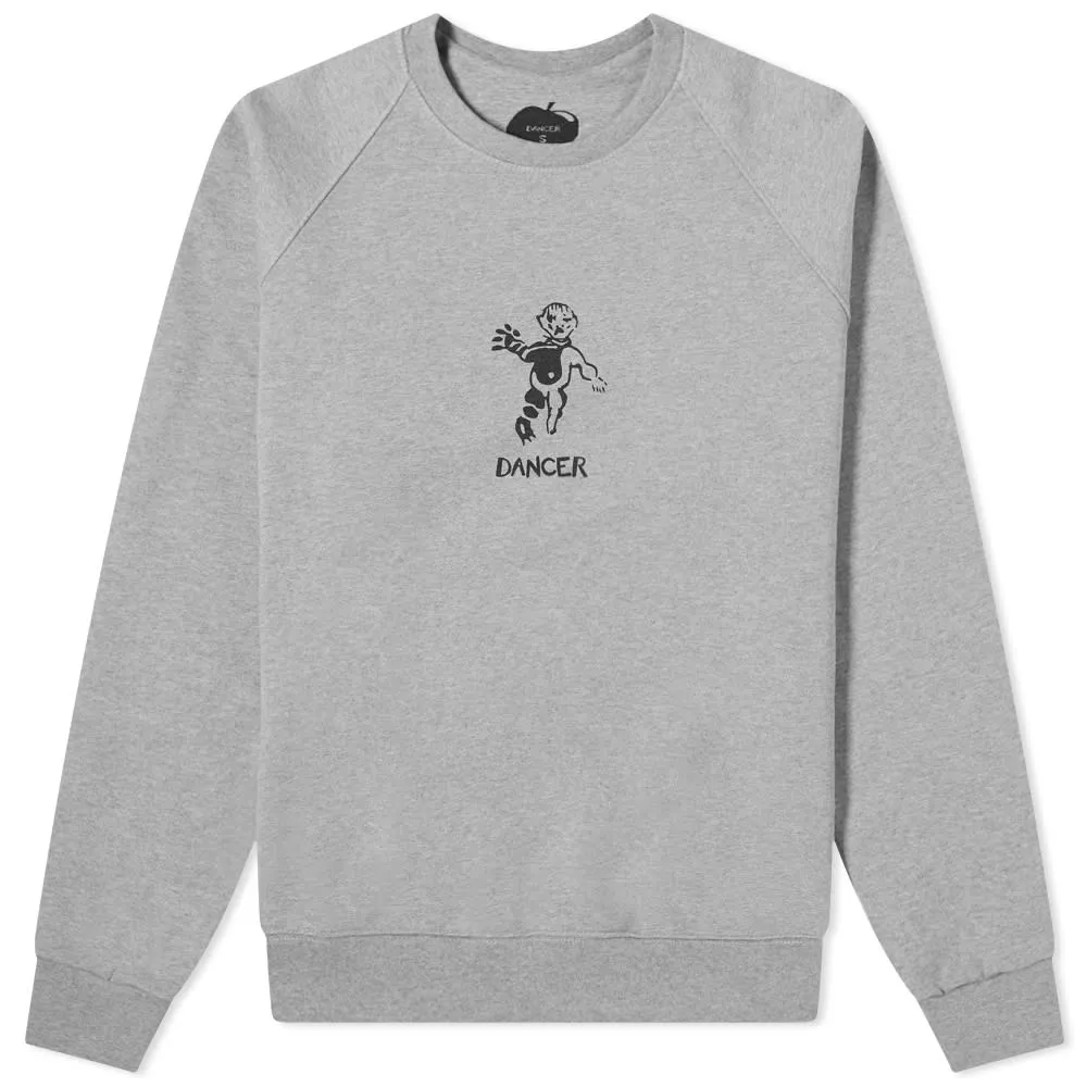 Dancer Og Logo Crew SweatHeather Grey