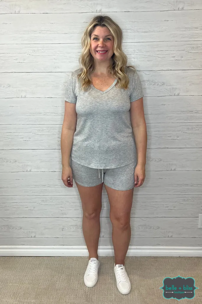 Debbie Short Set - Grey